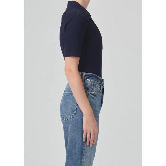 NEW CITIZENS OF HUMANITY liu bodysuit in navy - Picture 3 of 5